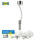 宜家（IKEA）SIMRISHAMN希姆麗吊燈頂燈球形現(xiàn)代簡約北歐風(fēng)客廳用 鍍鉻7枝(燈泡+燈鉤另購)