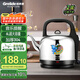 格來德（Grelide）燒水壺家用電熱水壺加厚304不銹鋼6L大容量音樂提醒熱電水壺燒水器自動斷電160M