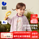 minibala男童女童毛絨外套寶寶抗靜電搖粒絨撞色繡花保暖上衣2025秋新款 粉紅60009 90