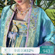 十三余小豆蔻兒[夜光荷]重工刺繡貉袖對襟衫齊胸吊帶裙唐制漢服女 配飾 現(xiàn)貨 均碼