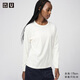 優(yōu)衣庫合作款/女裝長(cháng)袖T恤25秋冬新款480081 01 乳白色 M /160/84A
