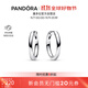 潘多拉（PANDORA）18毫米串飾耳環(huán)925銀高級簡(jiǎn)約時(shí)尚可搭配輕奢生日禮物送女友