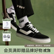 普尼PONY1972戶(hù)外運動(dòng)滑板鞋Skate男女同款低幫休閑絨面耐磨運動(dòng)鞋 黑色 38 鞋子偏大一碼