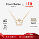 CHOR CHIOEE【吳千語(yǔ)同款】杜蔻蝴蝶項鏈女高級感輕奢項鏈生日禮物女友老婆 【吳千語(yǔ)同款】柔光白貝母