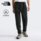 北面（The North Face）防風(fēng)褲男Bunker抓絨保暖戶外徒步防潑濺休閑長褲24秋冬上新|89ZV JK3/宇宙黑 36