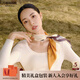 萬(wàn)事利真絲絲巾女士送媽媽長(zhǎng)輩絲綢禮物100%桑蠶絲中方巾禮盒裝-玉蘭賦 玉蘭賦卡其