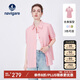Navigare意大利小帆船女士短袖卷邊襯衫全棉休閑襯衣2323503501 粉紅 L 