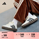 adidas T頭鞋 VL COURT復古板鞋德訓鞋男女阿迪達斯輕運動 漢玉白/黑色/樹脂黃   41