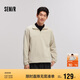 森馬（Semir）衛(wèi)衣男搖粒絨冬季半開襟繡花情侶裝時(shí)尚百搭立領(lǐng)上衣101724116215