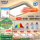 歐普（OPPLE）165瓦照明客廳燈線面發(fā)光簡約現(xiàn)代超大吸頂燈北歐燈具套餐 B6客廳智控【四室一廳】