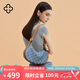 CASSILE卡思樂女包牛仔丹寧風大容量輕奢單肩包生日七夕禮物送老婆實用
