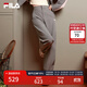 FILA 楊冪同款|斐樂(lè )官方女裝梭織長(cháng)褲2025秋季新款時(shí)尚傘兵褲降落傘褲 云跡灰-DY M 165/66A/M