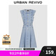 UR2025夏季新款女裝復古牛仔荷葉邊牛仔連衣裙UWG850114