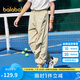 巴拉巴拉童裝兒童褲子男童女童2025夏季薄款褲子速干休閑長(zhǎng)褲208225108210