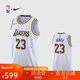 NIKE耐克NBA-【限時(shí)秒殺】湖人詹姆斯SW速干球衣男籃球服夏季運(yùn)動(dòng)背心 白色 XL