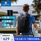 EAGLE CREEK美國逸客電腦包安全防盜背包輕便休閑通勤雙肩包14英寸書包 Jet 音速黑