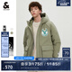 杰克·瓊斯（JACK&JONES）冬季男裝新款衣服NBA聯(lián)名雄鹿隊(duì)連帽工裝風(fēng)運(yùn)動(dòng)保暖羽絨服外套 深地衣綠E03 S 170