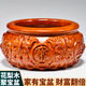 珍如意聚寶盆風(fēng)水?dāng)[件八方來財(cái)花梨木貔貅擺件家用客廳公司開業(yè)禮物 【8cm加厚】花梨木聚寶盆
