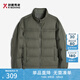 勁霸男裝（K-Boxing）秋冬短款輕薄羽絨夾克潮流面包服夾克|BRDT3210 軍綠 175/L 