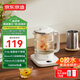 京東京造小滿養(yǎng)生壺母嬰級316L不銹鋼大濾網(wǎng)帶燉盅 玻璃保溫?zé)畨仉姛崴畨?煮花茶燕窩壺 雙開蓋燉養(yǎng)壺