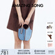 Amazing Song乙頌女包果籃包單肩斜挎包女時(shí)尚設(shè)計(jì)感菜籃子包小眾精致手提包包 牛仔藍(lán)