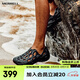 邁樂(lè)（Merrell）溯溪鞋洞洞鞋HYDRO NEXT MOC毒液3厚底舒適透氣沙灘鞋情侶 J006031-暗夜黑 男 44 寬松建議拍小一碼
