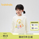 巴拉巴拉女童衛(wèi)衣甜美可愛上衣卡通印花秋裝 米白10302 120cm
