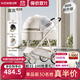 紐貝耳newber嬰兒車(chē)推車(chē) 遛娃車(chē) 0-3歲可坐可躺 雙向 輕便折疊 霧灰 防風(fēng)罩+防蚊罩+護脊板