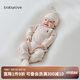 babylove新生兒連體衣春秋款純棉和尚服嬰兒衣服初生兒寶寶彩棉哈衣爬服