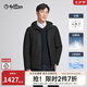 金利來【三防/鵝絨/抑菌】秋冬新款羽絨服男連帽商務休閑保暖御寒外套 黑色-99 L 175/92A 推薦130-140斤