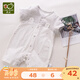 拉比嬰兒衣服夏季薄款0-1歲新生兒連體衣男女寶寶短袖爬行服 初夏全開連體短袖衣 52cm -59cm