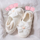 ECAC踩屎感月子鞋夏季薄款孕婦產(chǎn)后防滑防臭軟底包跟6月7月份厚底靜音 白蝴蝶【主圖款】 松緊腳踝無束縛 38 /39【適合37/38腳穿】