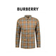 BURBERRY博柏利巴寶莉新款男士秋冬長(cháng)袖襯衫80928991 棕色 S