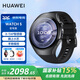 華為（HUAWEI）【咨詢(xún)享優(yōu)惠】華為手表WATCH5智能運動(dòng)健康eSIM獨立通話(huà)血氧呼吸體溫監測風(fēng)險評估男女朋友MT33 46mm蒼穹黑丨黑色氟橡膠表帶【皮表帶+貼膜】 JD電競官方店