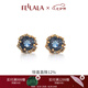 翡拉拉（fellala）靈石復古氣質(zhì)耳環(huán)人造水晶耳釘女原創(chuàng  )小眾設計高級感耳飾禮物 商場(chǎng)同款