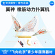 ZT MODEL翼神撲翼機手拋飛機玩具橡皮筋動(dòng)力飛機兒童戶(hù)外玩具男孩滑翔飛機 翼神橡筋動(dòng)力撲翼機（卡紙版）