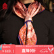 故宮文化 八方太和·藝術(shù)方巾 100%桑蠶絲圍巾披肩博物院文創(chuàng)禮品送長輩 生日禮物送長輩【禮盒裝】