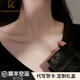 CHOMEL KINSEY999純銀四葉草項(xiàng)鏈女2025新款高級感輕奢小眾鎖骨鏈520禮物送女友 999純銀四葉草項(xiàng)鏈 40+5cm