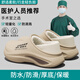潔麗雅手術(shù)室防水棉拖鞋男士秋冬季2025新款外穿防滑防臭保暖厚底棉鞋男 卡其 【防水防滑 一鞋兩穿】 41-42 【適合40-41】
