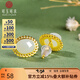 可玉可求七夕禮物節(jié)日禮物和田玉耳釘 女款國風(fēng)精致銅鑲玉石耳飾 節(jié)日禮物 款三 橢圓形耳飾 X0377