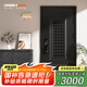 歐帝樂(lè)（OUDILE）甲級(jí)通風(fēng)防盜門入戶門+加厚鋅合金透氣通風(fēng)門窗門中門子母門+智能鎖 全自動(dòng)智能鎖 2050*860/960