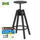 宜家（IKEA）DALFRED達夫利吧臺凳北歐現(xiàn)代實心樺木餐廳酒吧可升降 吧臺凳黑色63-74cm