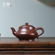 茗闐宜興紫砂壺原礦老紫泥鋪砂思婷名家大師周小明純手工功夫茶具茶壺 思婷壺 300ml