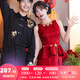 枝己新中式秀禾服新娘2025新款結婚禮服訂婚衣服女回門出閣服敬酒服 HF058(贈隨機腰帶1條) M