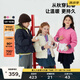 馬·拉?。∕.Latin）/童裝兒童羽絨服24冬新款男女童大小童羅紋三防輕薄羽絨服 藏青 130 cm