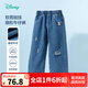 迪士尼寶寶（Disney Baby）秋季男女童時(shí)尚休閑百搭中大童牛仔褲長(cháng)褲 ZD1EK013牛仔藍 130