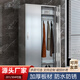 華豫賀優(yōu)304不銹鋼更衣柜員工柜浴室多門帶鎖儲(chǔ)物柜鐵皮更衣柜存包柜鞋柜 不銹鋼二門更衣柜(201) 常規(guī)款