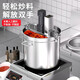 美凌金商用火鍋底料炒料機涼糕機全自動小型電動麻辣燙豆瓣辣椒涼粉涼糕翻炒炸醬攪拌機 40型炒料機【40-70斤料】特厚桶