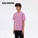 薩洛蒙（Salomon）男款 戶(hù)外運動(dòng)潮流休閑透氣舒適短袖T恤 SALOMON LOGO RX TEE 仙客來(lái)粉 C26870 L 180/100A