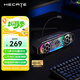 漫步者（EDIFIER）HECATE G2500bar 7.1音效電競桌面長(cháng)條形游戲音箱防嘯叫藍牙5.4家用臺式機筆記本電腦音響 宇宙灰